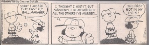 Peanuts Cartoon--the Past